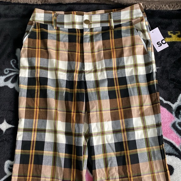 So brand plaid wide leg pants - Picture 2 of 14